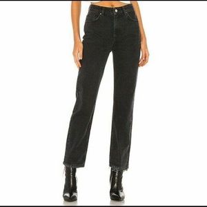 Free People Black Dakota High Waist Jean 28